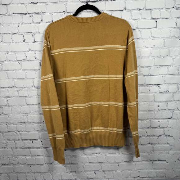 Mossimo Supply Co. Brown Tan Striped Sweater - Picture 3 of 7